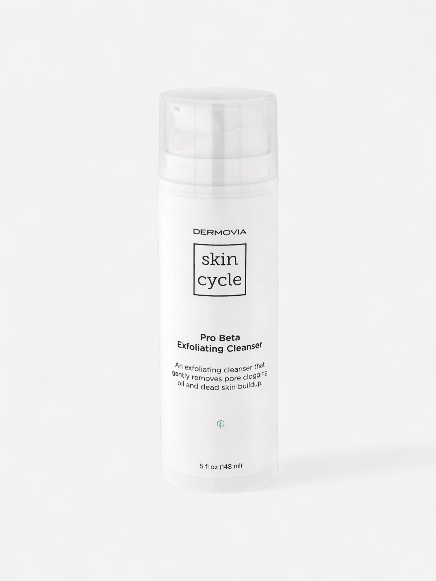 Dermovia skin cycle Pro Beta Exfoliating Cleanser bottle on a white background