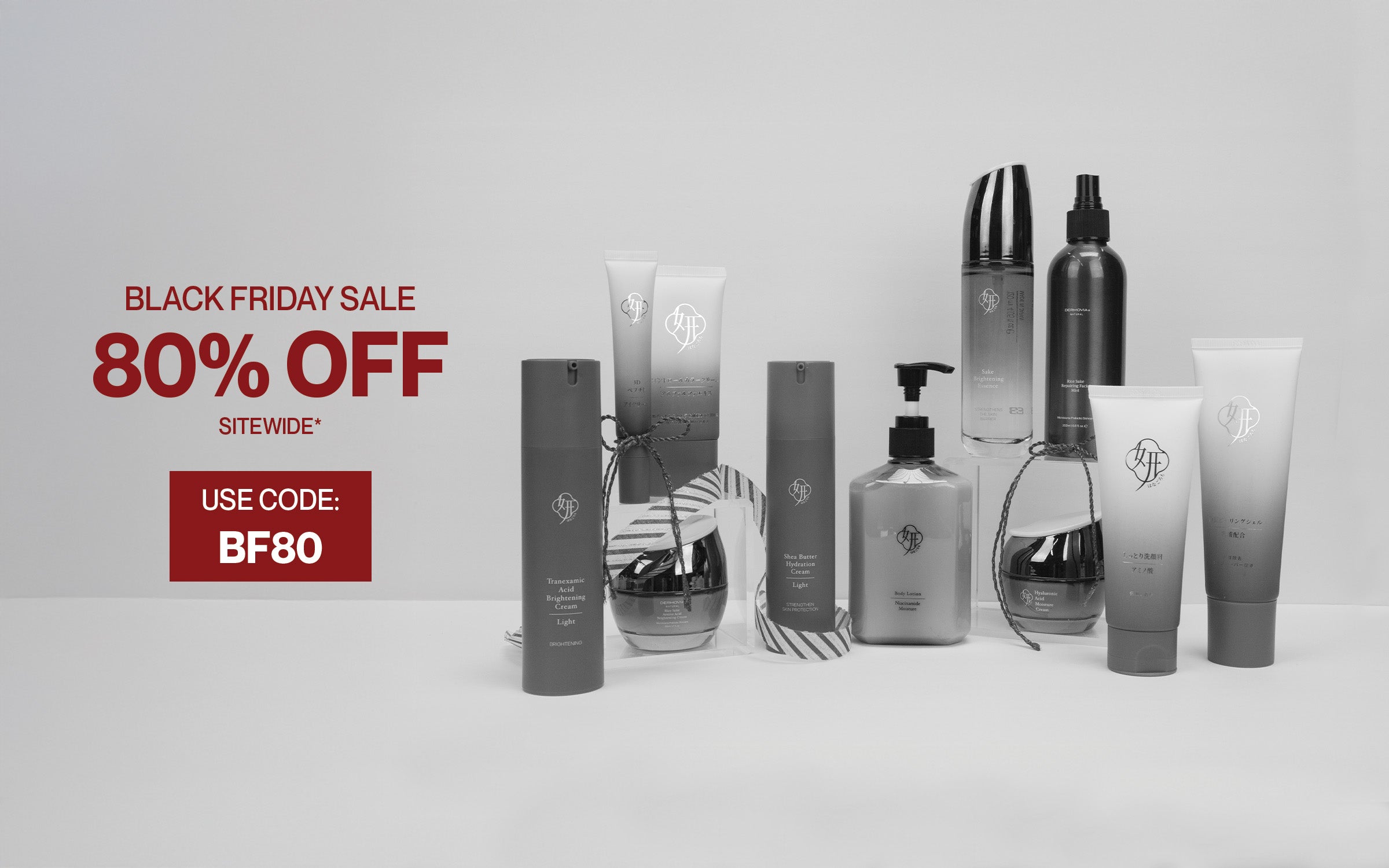 DERMOVIA BLACK FRIDAY SALE - 80% OFF SITEWIDE