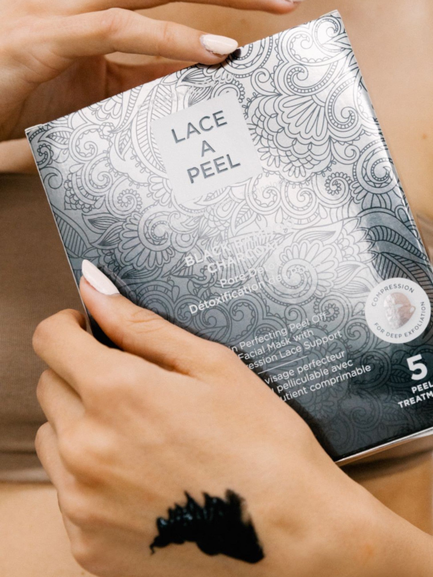 Lace A Peel Black Bamboo Charcoal Peel Off Mask