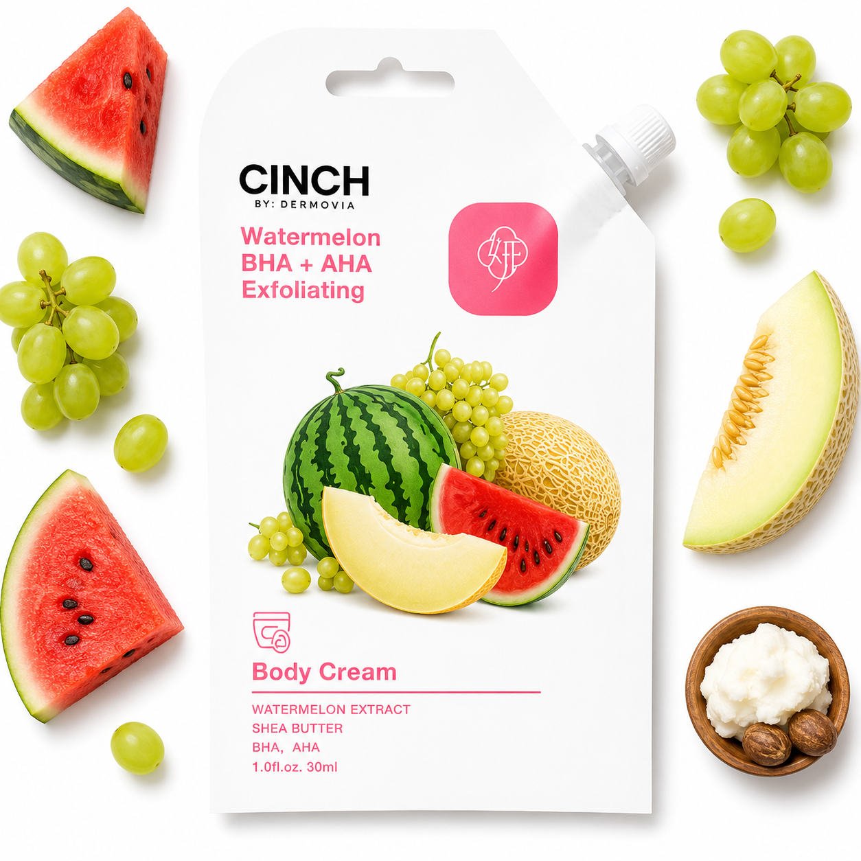 Exfoliating  Body Cream / Watermelon BHA + AHA