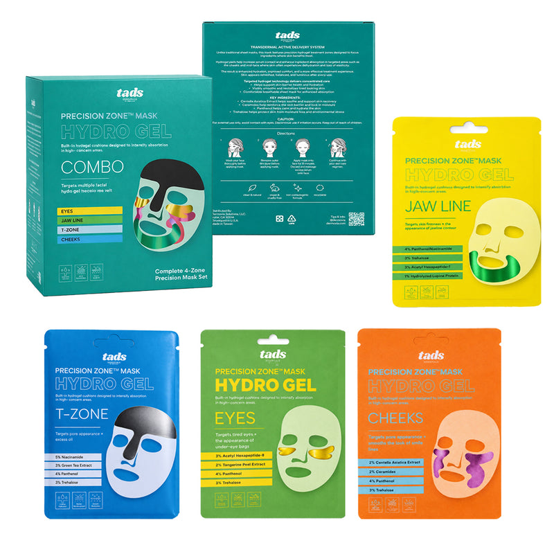 Hydro Gel PRECISION ZONE™ MASK / Combo / Box Set of 4