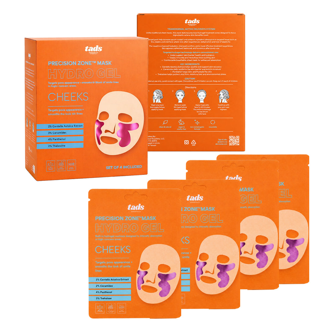 Hydro Gel PRECISION ZONE™ MASK / Cheeks / Box Set of 4
