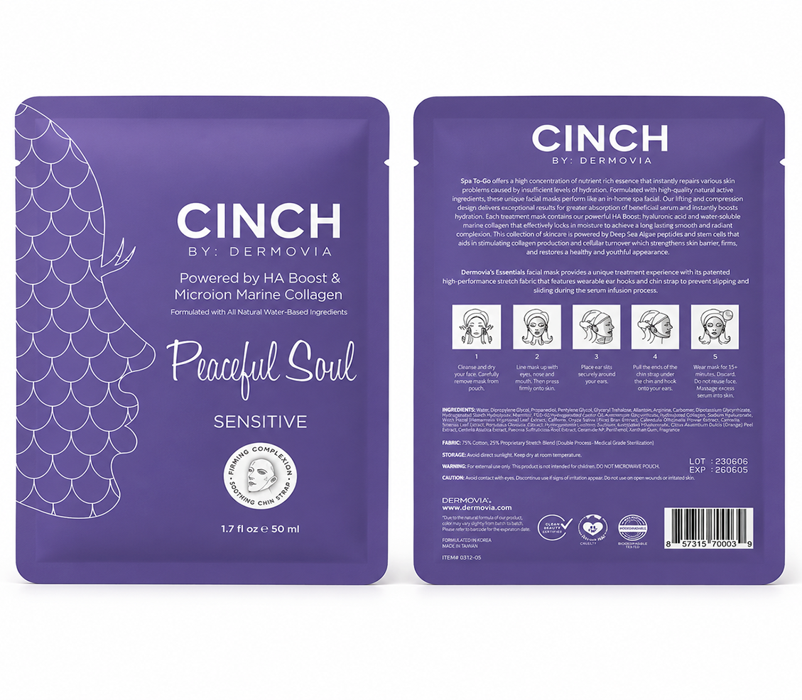 HA Boost & Microion Marine Collagen Sheet Mask / Peaceful Soul