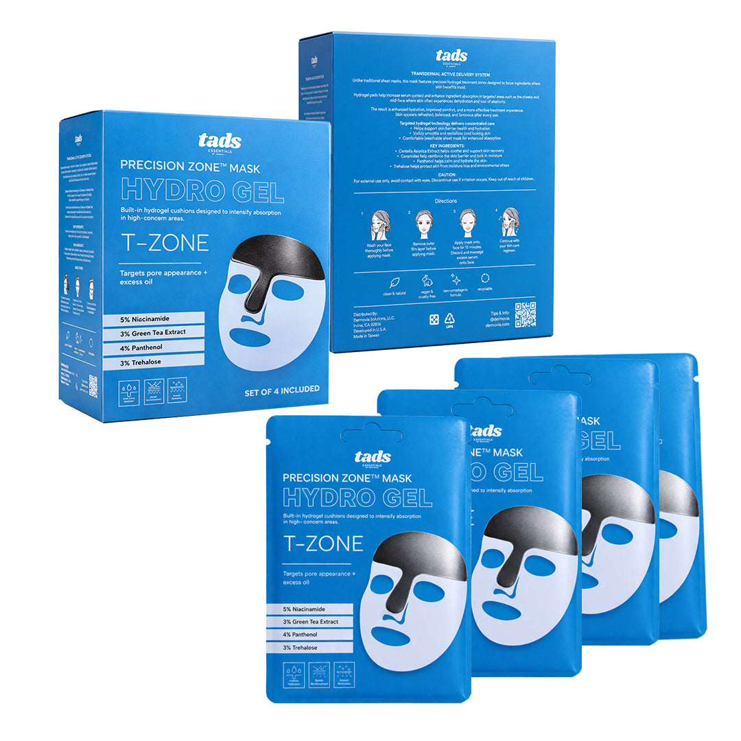 Hydro Gel PRECISION ZONE™ MASK / T-Zone / Box Set of 4