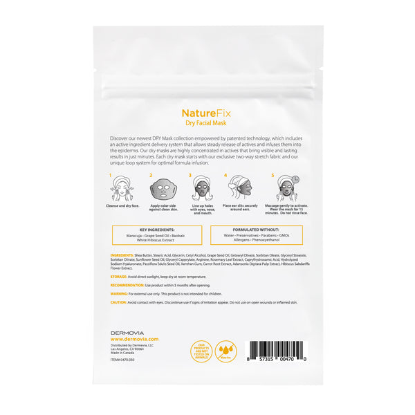 DRY Mask NatureFix Waterless Facial Mask